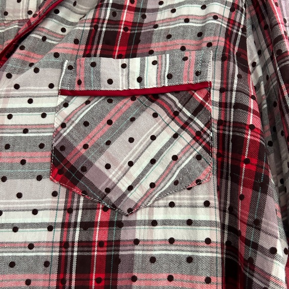 Victoria’s Secret Tartan Plaid Sleep Shirt - Picture 7 of 8